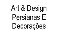 Logo Art & Design Persianas E Decorações