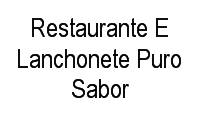Logo Restaurante E Lanchonete Puro Sabor em Centro