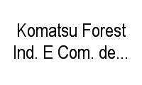 Logo Komatsu Forest Ind. E Com. de Maq. Florestais em Estância Pinhais
