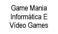 Logo Game Mania Informática E Vídeo Games