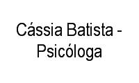 Logo Cássia Batista - Psicóloga em Savassi