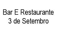 Logo Bar E Restaurante 3 de Setembro em Centro