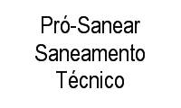 Logo Pró-Sanear Saneamento Técnico