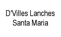 Logo D'Villes Lanches Santa Maria em Santa Maria