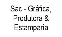 Logo Sac - Gráfica, Produtora & Estamparia em Valverde
