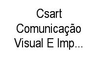 Logo Csart Comunicação Visual E Impressão Digital em Santo Antônio