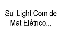 Logo Sul Light Com de Mat Elétrico E Hidráulico
