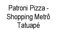 Logo Patroni Pizza - Shopping Metrô Tatuapé em Bela Vista