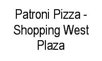 Logo Patroni Pizza - Shopping West Plaza em Água Branca