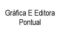 Logo Gráfica E Editora Pontual