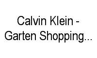Logo Calvin Klein - Garten Shopping Joinville em Bom Retiro