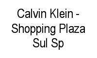Logo Calvin Klein - Shopping Plaza Sul Sp em Bosque da Saúde