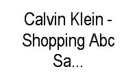 Logo Calvin Klein - Shopping Abc Santo André em Paraíso