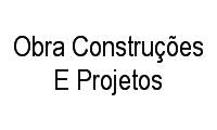 Logo Obra Construções E Projetos em Jardim Presidente