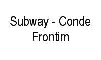 Logo Subway - Conde Frontim em Tatuapé