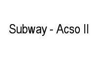 Logo Subway - Acso II