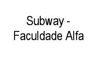 Logo Subway - Faculdade Alfa em Goiânia 2