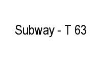 Logo Subway - T 63 em Setor Bueno