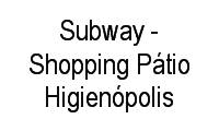 Logo Subway - Shopping Pátio Higienópolis em Higienópolis
