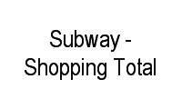 Logo Subway - Shopping Total em Floresta