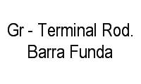 Logo Gr - Terminal Rod. Barra Funda em Barra Funda