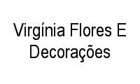 Logo Virgínia Flores E Decorações em Tambiá