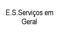 Logo E.S.Serviços em Geral em Centro
