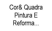 Logo de Cor& Quadra Pintura E Reforma de Quadra em Mangueiras (Barreiro)