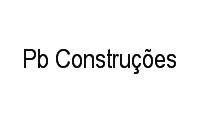 Logo Pb Construções em Novo Mondubim