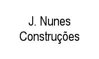 Logo J. Nunes Construções em Dezoito do Forte