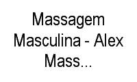 Logo Massagem Masculina - Alex Massagista - Sp em Perdizes