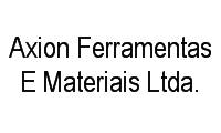 Logo Axion Ferramentas E Materiais Ltda. em Thomaz Coelho