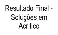 Logo Resultado Final - Soluções em Acrílico em Petrópolis