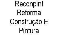 Logo Reconpint Reforma Construção E Pintura em Conjunto José Abrão