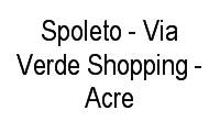 Logo Spoleto - Via Verde Shopping - Acre em Distrito Industrial