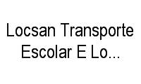 Logo Locsan Transporte Escolar E Locação de Veículos em Gruta de Lourdes