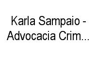 Logo Karla Sampaio - Advocacia Criminal Especializada em Praia de Belas