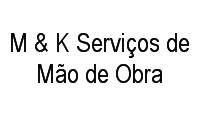 Logo M & K Serviços de Mão de Obra
