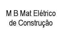 Logo M B Mat Elétrico de Construção em Poço