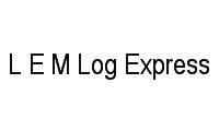 Logo L E M Log Express em Lagoa Nova