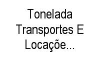 Logo Tonelada Transportes E Locações de Guindastes