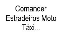 Logo Comander Estradeiros Moto Táxis Moto Boys em Carlos Prates