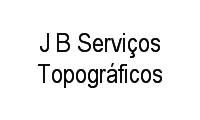 Logo J B Serviços Topográficos em Cidade Nova