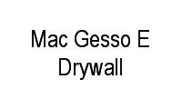 Logo Mac Gesso E Drywall em Barra de Macaé