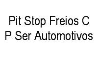 Logo Pit Stop Freios C P Ser Automotivos em Farroupilha