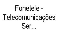 Logo Fonetele -Telecomunicações Serviços & Rep. Ltda em Pitimbu