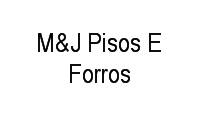 Logo M&J Pisos E Forros em Engenho de Dentro