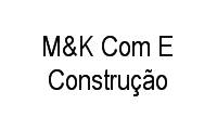 Logo M&K Com E Construção em Candelária