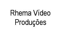 Logo Rhema Vídeo Produções em Tarumã