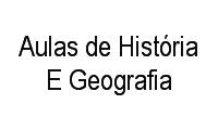 Logo Aulas de História E Geografia em Vila Gilda